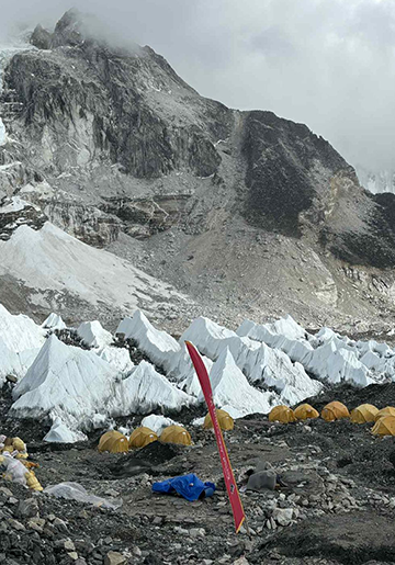 Scenic mountain landscape